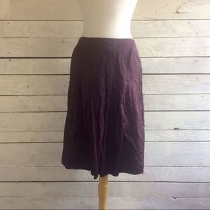 Margaret O’Leary cotton and metallic skirt